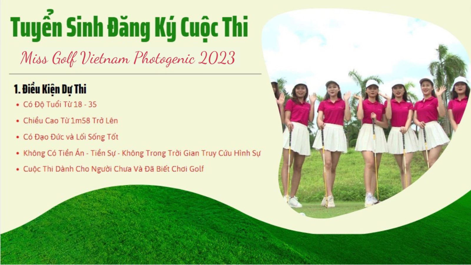 Miss Golf Vietnam Photogenic- Nơi tôn vinh vẻ đẹp phụ nữ Việt